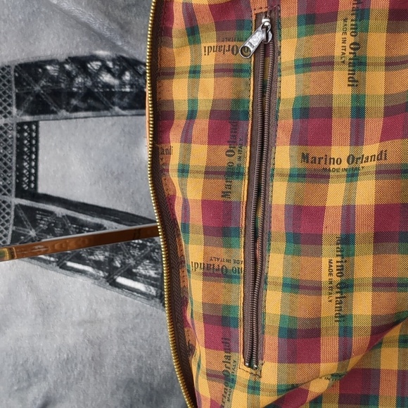 Marino Orlandi leather tote